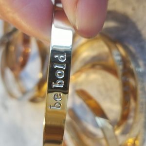 Be Bold Brass Cuff Bracelet
